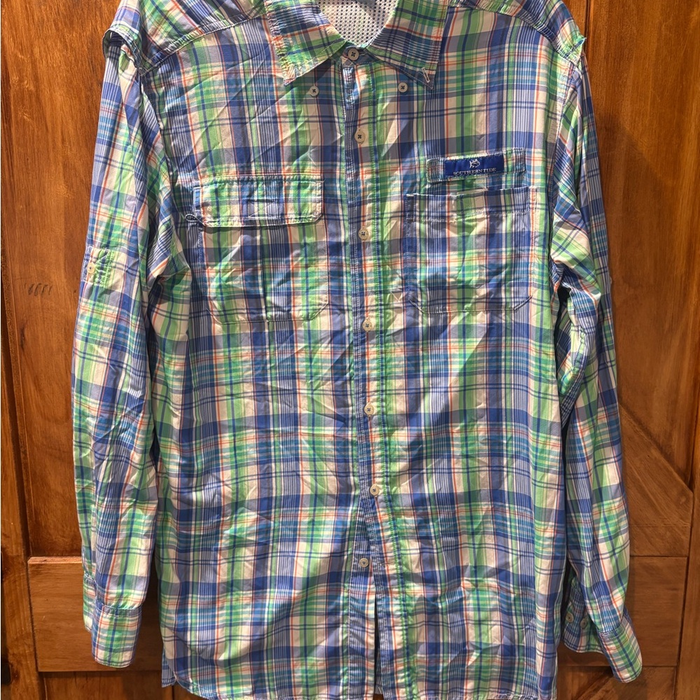 Southern Tide Multicolor Plaid Shirt